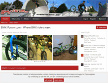 Tablet Screenshot of bmx-forum.com